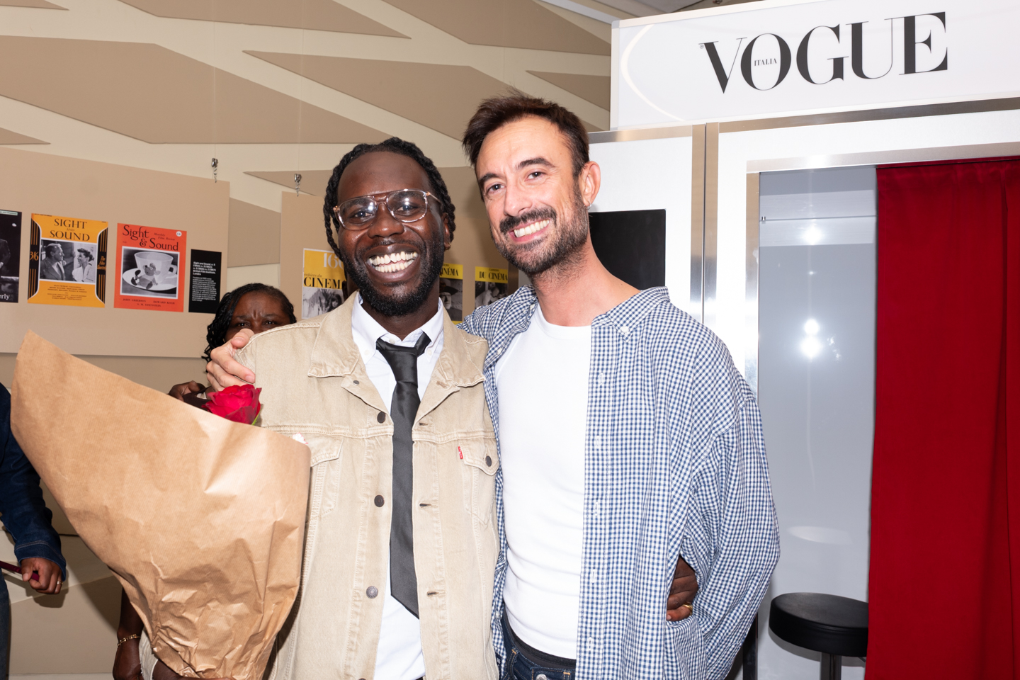 Emmanuel with Levi PR: Our Blog: LFA MA Filmmaking Alumnus Emmanuel Ektipah Blay Creates Levi’s and Afro Fashion Association Documentary for Milan Fashion Week